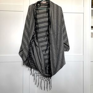 Free People Embroidered Shawl